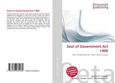 Buchcover von Seat of Government Act 1908
