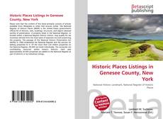 Buchcover von Historic Places Listings in Genesee County, New York