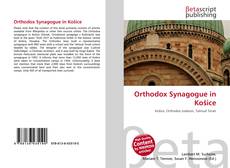 Buchcover von Orthodox Synagogue in Košice