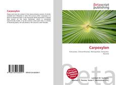 Buchcover von Carpoxylon