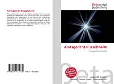 Buchcover von Amtsgericht Rüsselsheim