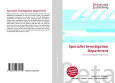 Specialist Investigation Department的封面
