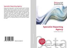 Copertina di Specialist Reporting Agency
