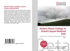 Copertina di Historic Places Listings in Grand Canyon National Park