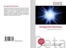 Couverture de Amtsgericht Weinheim