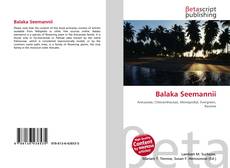 Copertina di Balaka Seemannii