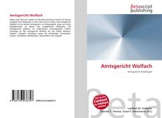 Copertina di Amtsgericht Wolfach
