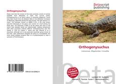 Copertina di Orthogenysuchus