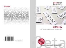 Buchcover von Orthoepy