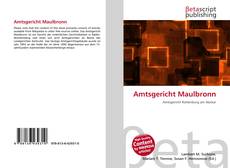 Copertina di Amtsgericht Maulbronn