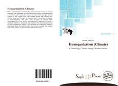 Bookcover of Homogenization (Climate)