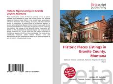 Copertina di Historic Places Listings in Granite County, Montana