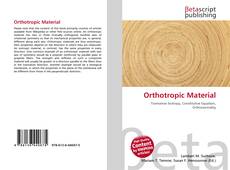 Copertina di Orthotropic Material