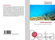 Couverture de Orthrozanclus
