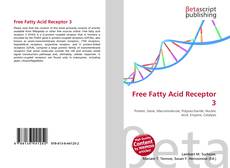 Couverture de Free Fatty Acid Receptor 3