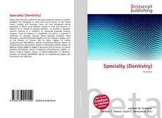 Couverture de Specialty (Dentistry)