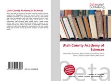 Buchcover von Utah County Academy of Sciences
