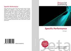 Couverture de Specific Performance