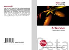 Copertina di Amtsinhaber