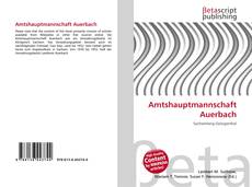 Copertina di Amtshauptmannschaft Auerbach