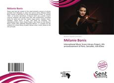 Portada del libro de Mélanie Bonis