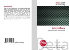 Copertina di Amtsholung
