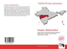 Buchcover von Tarapur, Maharashtra