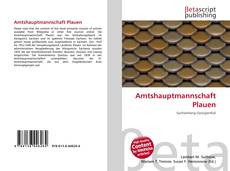 Copertina di Amtshauptmannschaft Plauen