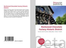 Buchcover von Rockwood Chocolate Factory Historic District