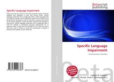 Buchcover von Specific Language Impairment