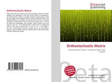 Copertina di Orthostochastic Matrix