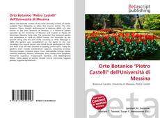 Copertina di Orto Botanico "Pietro Castelli" dell'Università di Messina