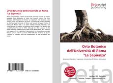 Couverture de Orto Botanico dell'Università di Roma "La Sapienza"