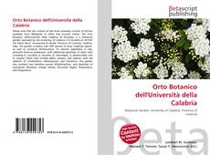 Buchcover von Orto Botanico dell'Università della Calabria