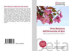 Copertina di Orto Botanico dell'Università di Bari
