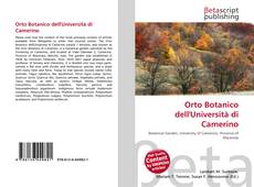 Buchcover von Orto Botanico dell'Università di Camerino
