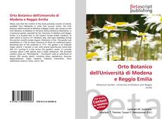 Buchcover von Orto Botanico dell'Università di Modena e Reggio Emilia