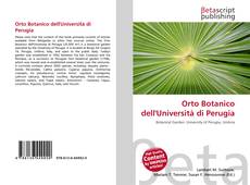 Copertina di Orto Botanico dell'Università di Perugia