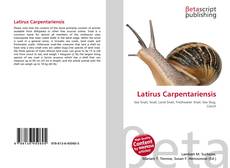 Capa do livro de Latirus Carpentariensis 