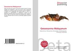 Buchcover von Geosesarma Malayanum