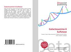 Buchcover von Galactosamine-6 Sulfatase