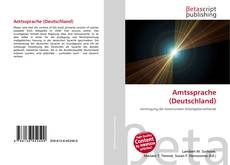 Buchcover von Amtssprache (Deutschland)