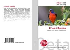 Buchcover von Ortolan Bunting