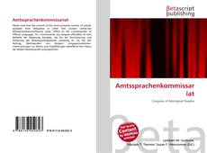 Buchcover von Amtssprachenkommissariat