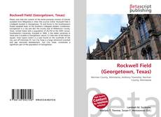 Copertina di Rockwell Field (Georgetown, Texas)
