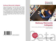 Capa do livro de Rockway Mennonite Collegiate 