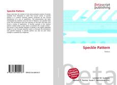 Copertina di Speckle Pattern