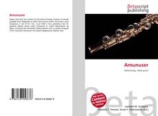 Capa do livro de Amunuser 