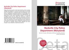 Capa do livro de Rockville City Police Department (Maryland) 