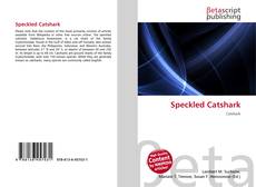 Capa do livro de Speckled Catshark 